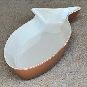 Cerutil Portugal Stoneware Fish Shaped Baking Dish